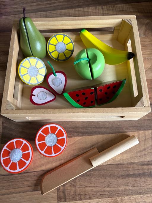 Buy & Sell Brampton Bierlow Rotherham - Photos for ELC Wooden Cut & Play Fruit Playset