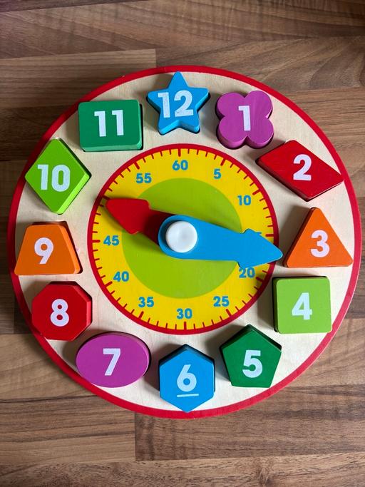 Buy & Sell Brampton Bierlow Rotherham - Photos for Wooden Shape Sorting Clock