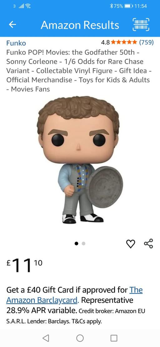 Buy & Sell Heath Town Wolverhampton - Photos for New Funko Sonny Corleone