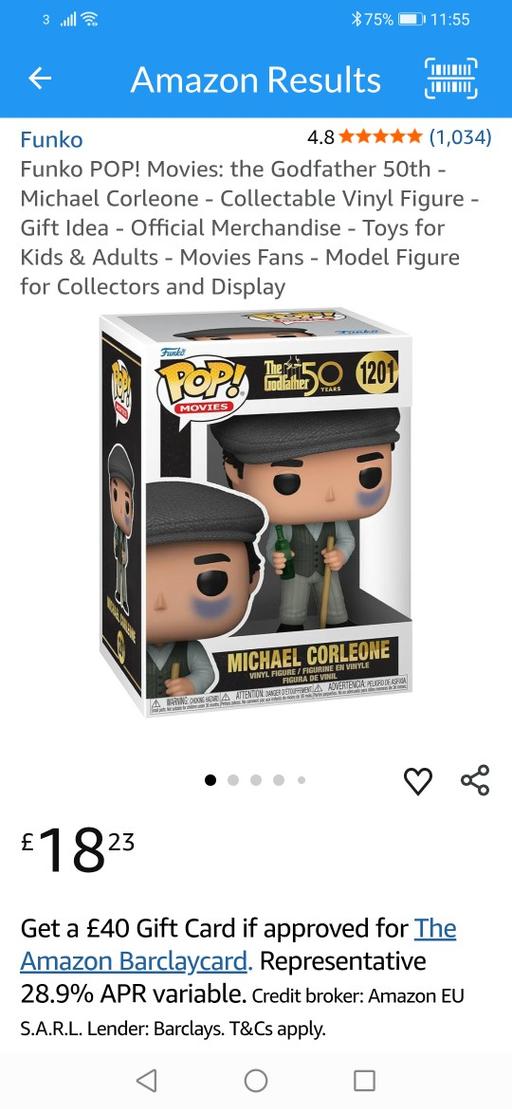 Buy & Sell Heath Town Wolverhampton - Photos for New Funko Michael Corleone figure