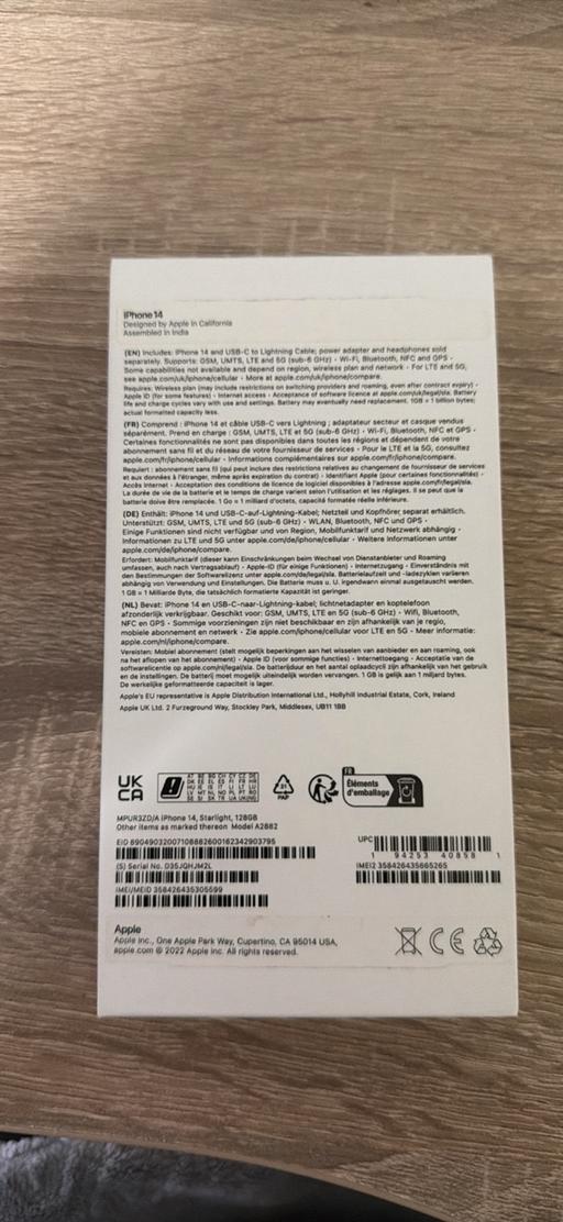 Buy & Sell Selly Oak Birmingham - Photos for Apple iPhone 14- 128GB White