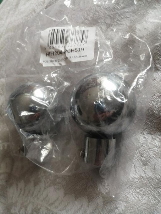 Buy & Sell Heath Town Wolverhampton - Photos for two new polished chrome curtain pole ends