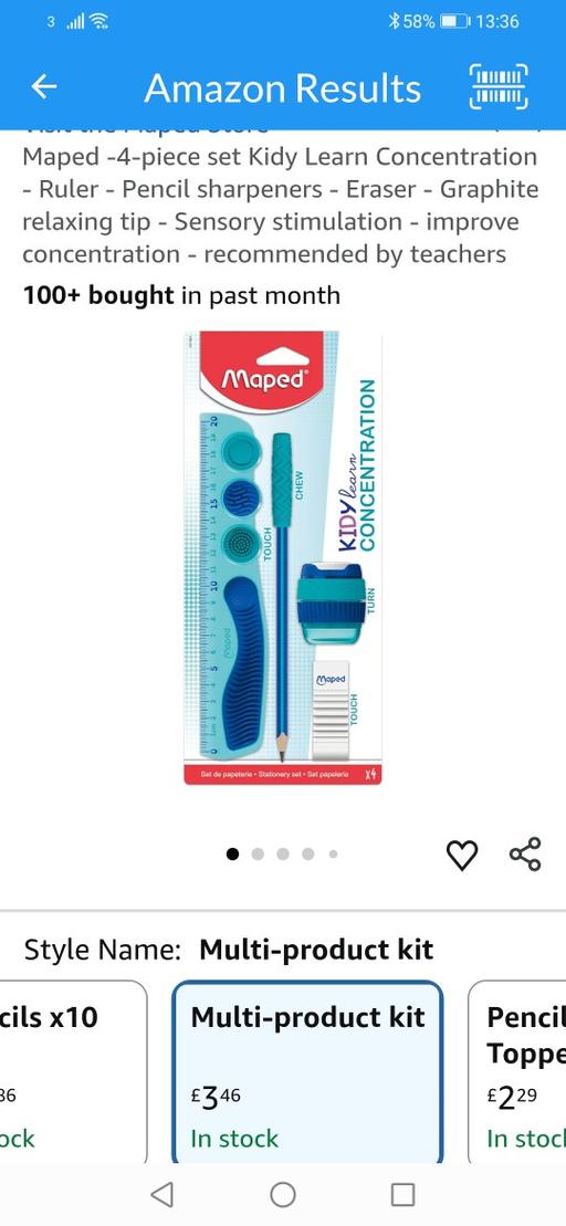 Buy & Sell Moseley Village Wolverhampton - Photos for New child's pencil ruler set