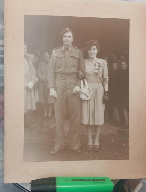 Buy & Sell Thatto Heath Saint Helens - Photos for large antique ww2 era soldier & wife wedding