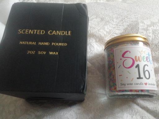 Buy & Sell Heath Town Wolverhampton - Photos for New sweet 16 boxed candle 7oz soy wax