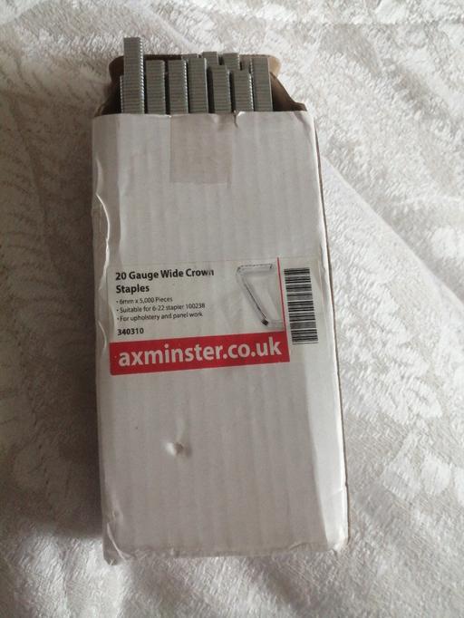 Buy & Sell Heath Town Wolverhampton - Photos for New 20 gauge wide crown staples 6mm