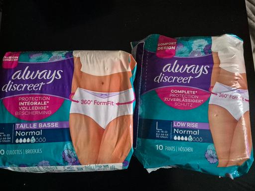 Buy & Sell Wednesfield Wolverhampton - Photos for 2 packs of Always Discreet size L