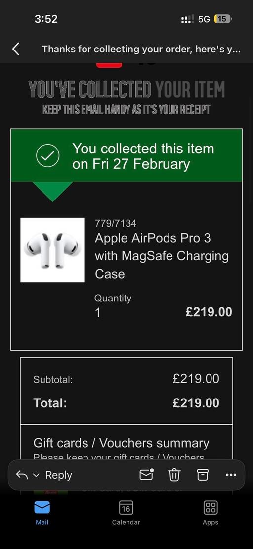 Buy & Sell Lambeth South East London - Photos for AirPods Pro 3 with active noise cancellation