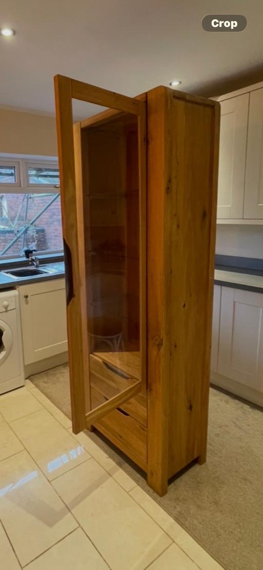 Buy & Sell Summerfield Wyre Forest - Photos for Oak Display Cabinet / bookcase 