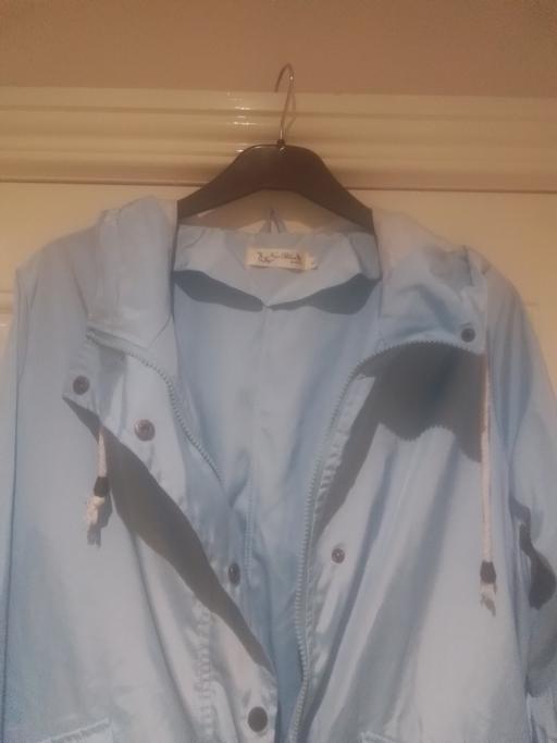 Buy & Sell Streetly Walsall - Photos for BRABD NEW NO TAG BLUE LIGHTWEIGHT COAT/MAC