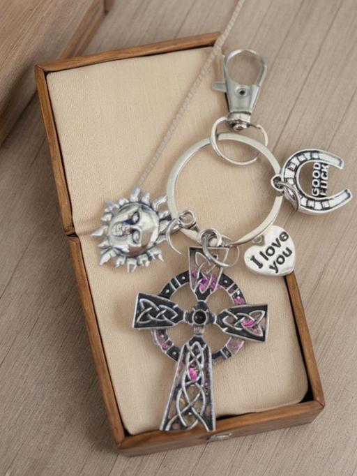 Buy & Sell Newtown Blaenau Gwent - Photos for Large Celtic Cross & charms keychain keyring