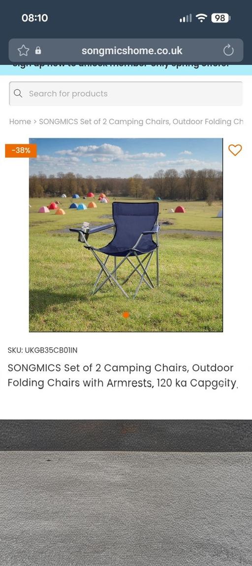 Buy & Sell Parkgate Industrial Estate Cheshire East - Photos for new camping chairs 4 available