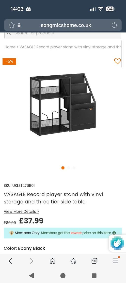 Buy & Sell Knutsford Business Park Cheshire East - Photos for end table storage new checked