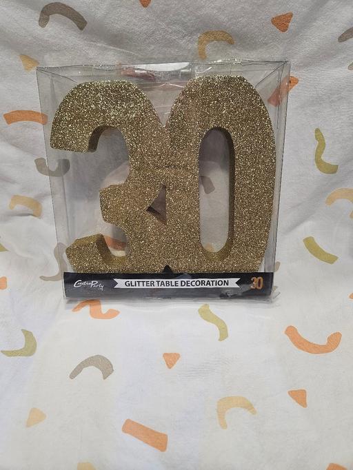 Buy & Sell Burslem Stoke-on-Trent - Photos for 30th Glitter Table Decoration