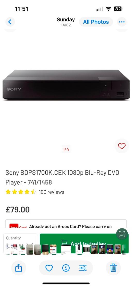 Buy & Sell Trimdon County Durham - Photos for Sony blu ray disc/dvd player s1700/k