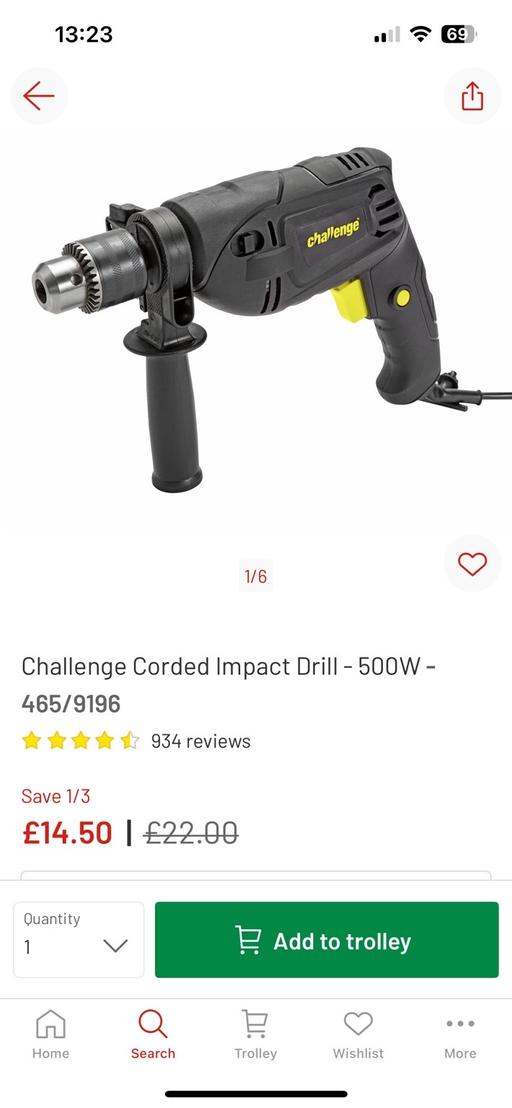 Buy & Sell Trimdon County Durham - Photos for Challenge corded impact drill 500w