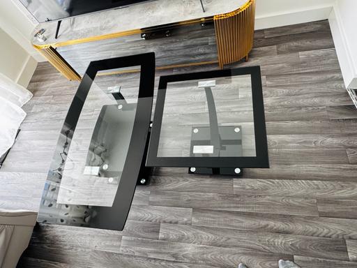 Buy & Sell Moseley Birmingham - Photos for Glass Coffee Table Set Brilliant Condition