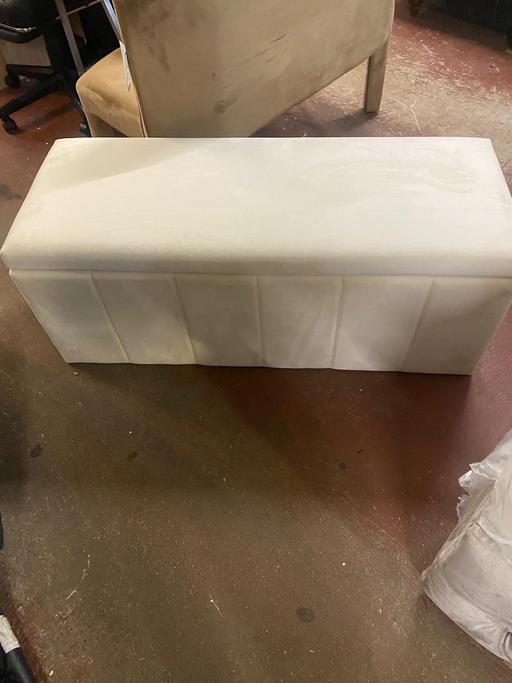 Buy & Sell Coventry City Centre Coventry - Photos for Pandora Velvet Storage Ottoman - Cream