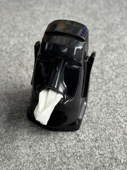 Buy & Sell Yardley Birmingham - Photos for Funny Moai‑Style Tissue Dispenser – Black