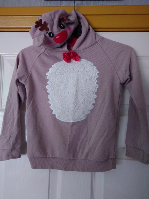 Buy & Sell Woodthorpe Charnwood - Photos for Girls Christmas reindeer hoody size 6-7 years