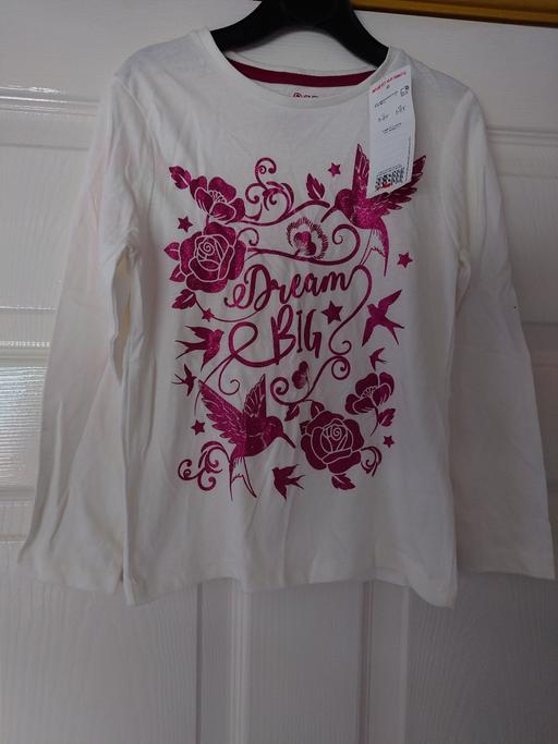 Buy & Sell Woodthorpe Charnwood - Photos for Girls white long sleeve top size 5-6 years