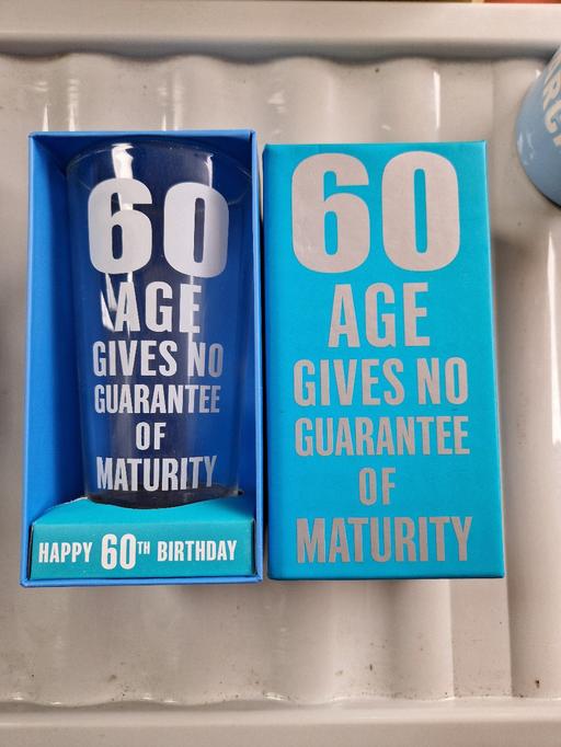 Buy & Sell Ramsgate Thanet - Photos for bn 60th birthday glass