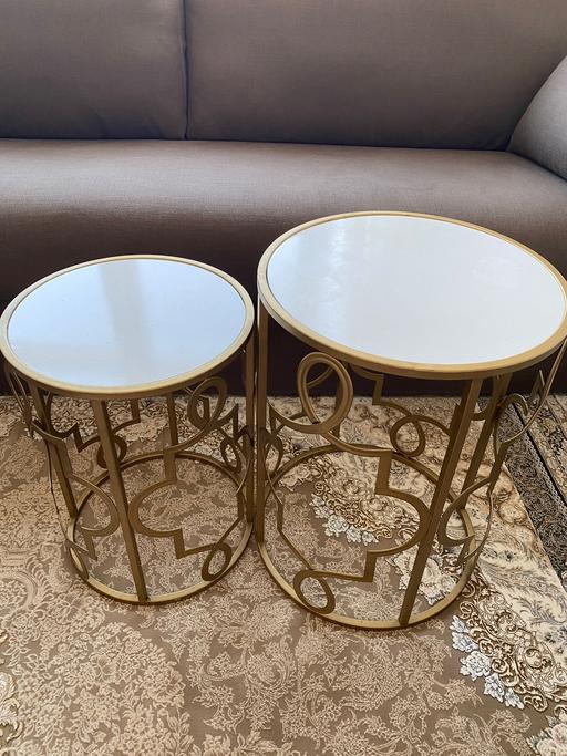 Buy & Sell Hoxton North London - Photos for Gold Detailed Side tables