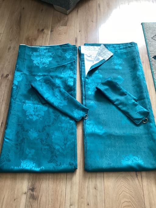 Buy & Sell Shotton Colliery County Durham - Photos for Teal curtains with tie backs