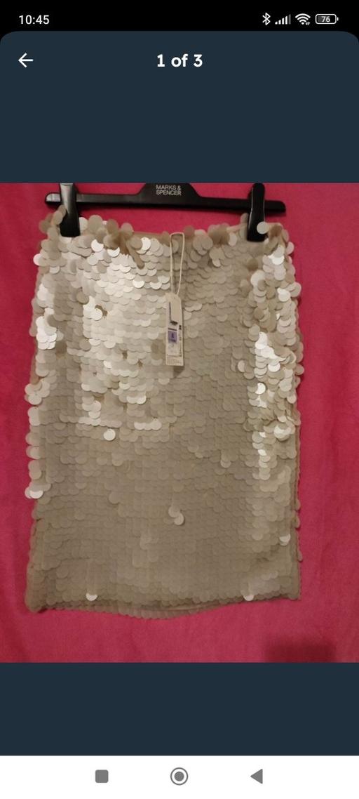 Buy & Sell Orrell Park Liverpool - Photos for NEW M&S SEQUIN SKIRT SIZE 8 PETITE