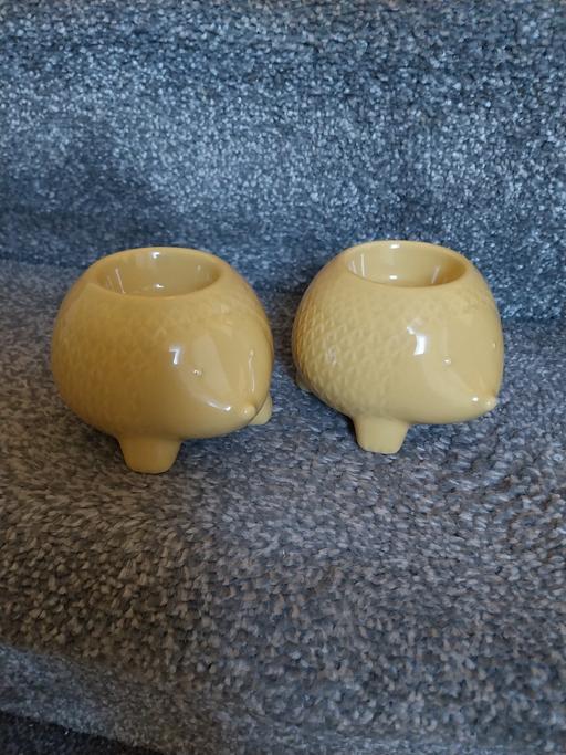 Buy & Sell Willenhall Walsall - Photos for 2 Next Ceramic Hedgehog Tea Lite Holders
