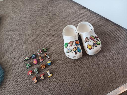 Buy & Sell Lye Dudley - Photos for Kids White Toystory themed Crocs UK 11