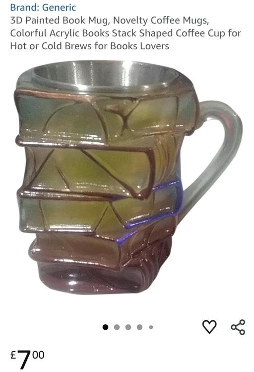 Buy & Sell Bournville Birmingham - Photos for Pair of 3D Painted Book Mugs NEW