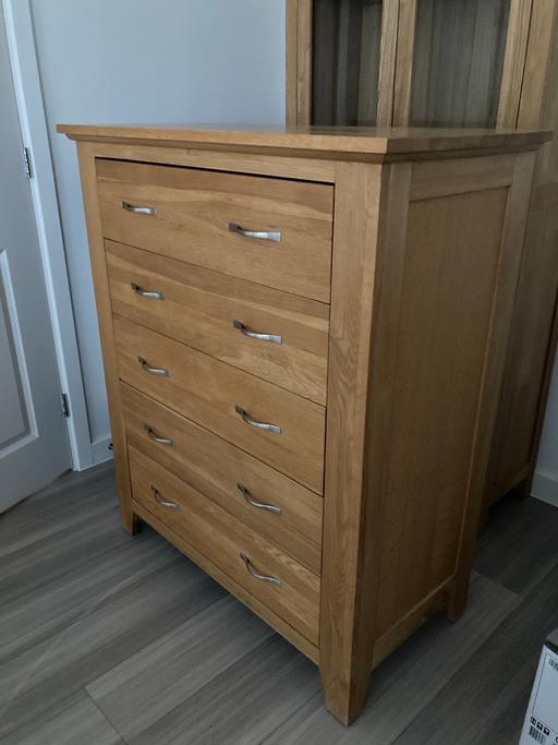 Buy & Sell Eastwick East Hertfordshire - Photos for Solid Oak Chest of Draws
