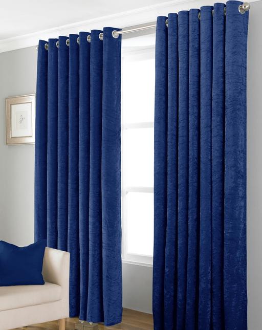 Buy & Sell Sidcup Bexley - Photos for A Pair Of Crushed Velvet Blackout Curtains
