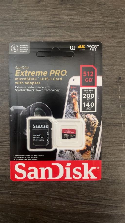 Buy & Sell Sindlesham Wokingham - Photos for San Disk Extreme PRO 512GB microSDXC Card