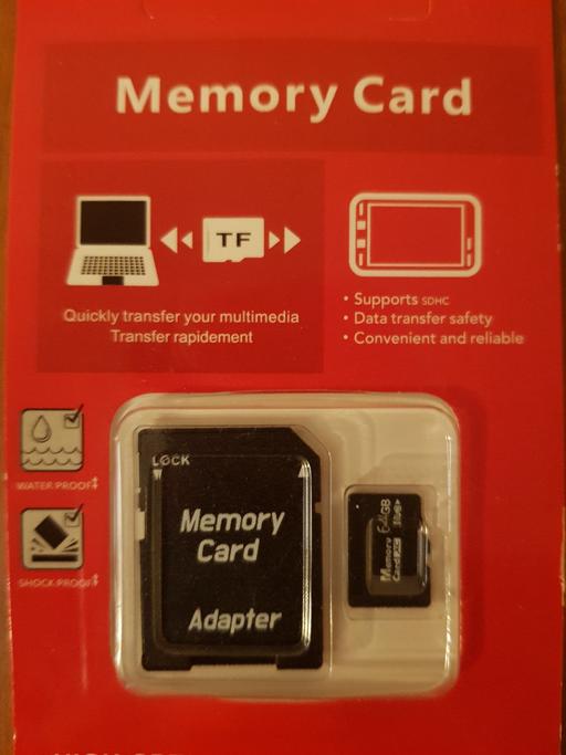 Buy & Sell Twickenham Richmond upon Thames - Photos for Micro 64gb SD Memory Card and Adapter