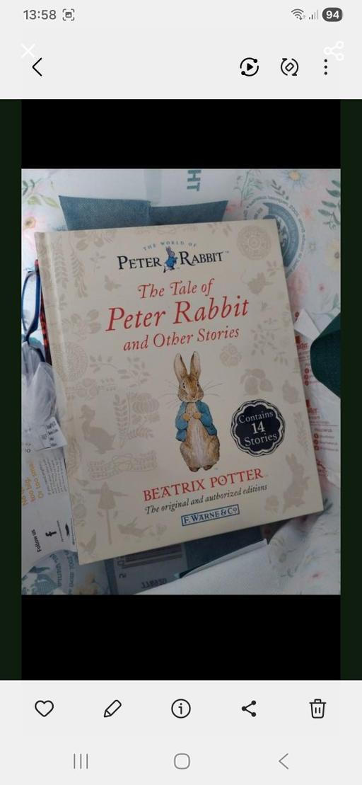 Buy & Sell Wedges Mills South Staffordshire - Photos for HARDBACK 14STORY BEATRICE POTTER NEW PAID £18