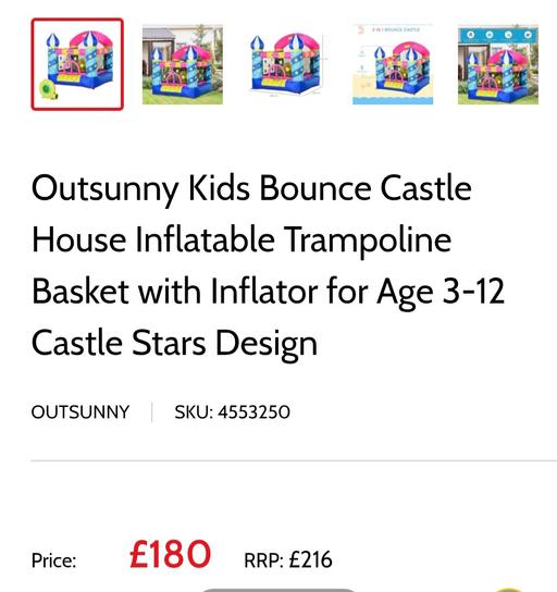 Buy & Sell Frankley Bromsgrove - Photos for Outsunny bouncy Castle stars