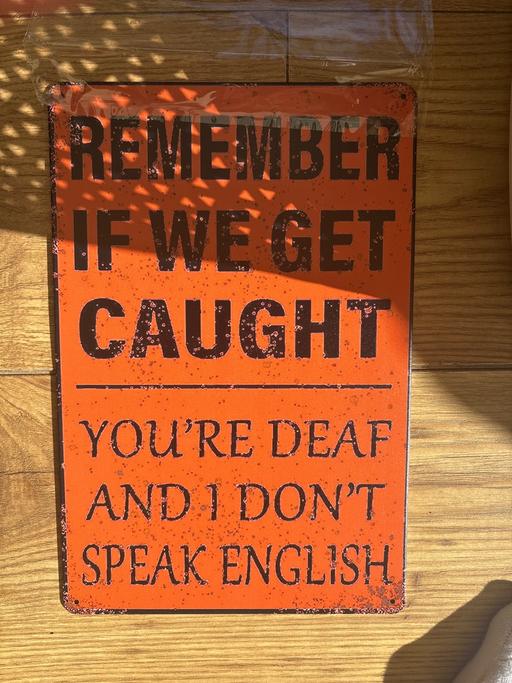 Buy & Sell Streetly Walsall - Photos for A4 metal sign