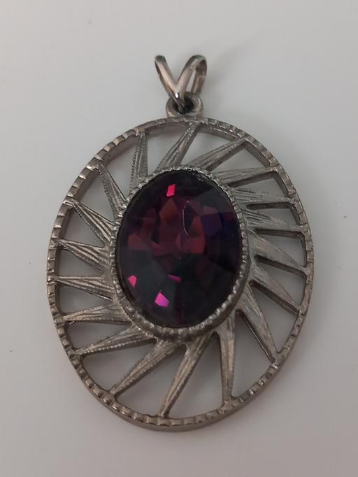Buy & Sell Thatto Heath Saint Helens - Photos for vintage large faceted amythest pendant