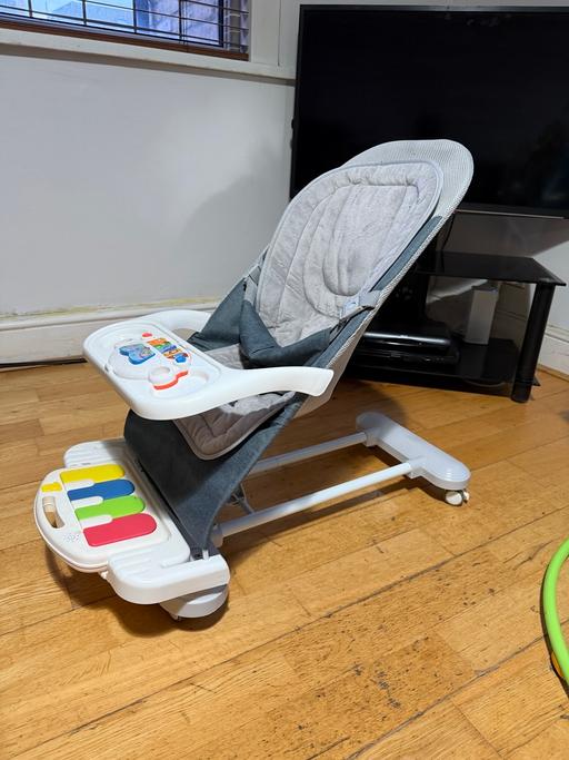Buy & Sell Westferry East London - Photos for Baby Bouncer with Detachable Piano Toys