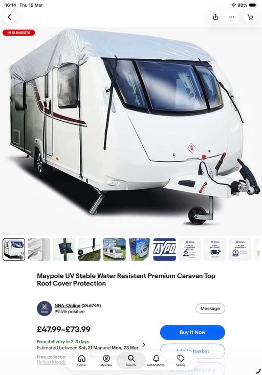 Buy & Sell Rowley Regis Sandwell - Photos for Caravan or motor home top roof cover