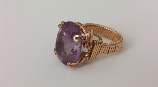 Buy & Sell Thatto Heath Saint Helens - Photos for huge handcrafted wire amythest ring