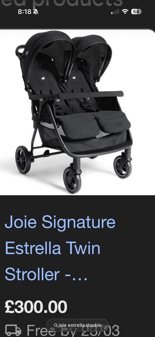 Buy & Sell Netherton Dudley - Photos for Joie estrella double-twin pram/stroller