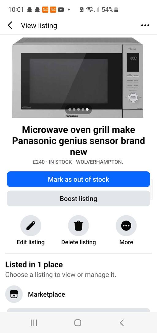 Buy & Sell Bradmore Wolverhampton - Photos for microwave oven and grill all in one withsensa