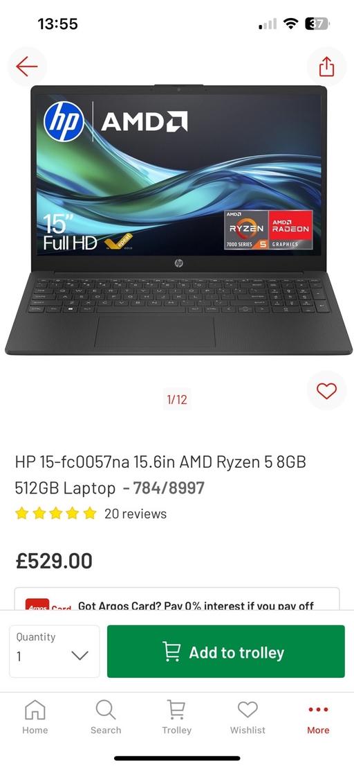 Buy & Sell Trimdon County Durham - Photos for HP 15.6 AMD ryzen5 8GB laptop