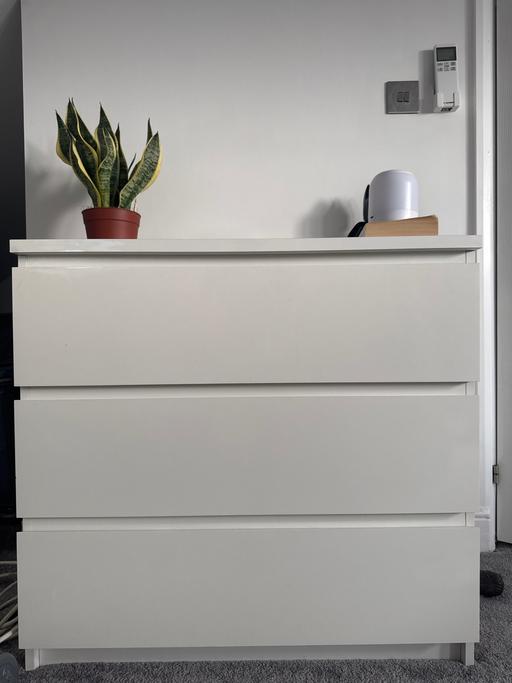 Buy & Sell Ilford Redbridge - Photos for Gloss White Drawer Chest