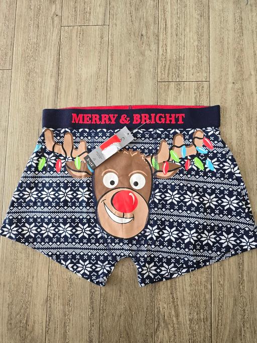 Buy & Sell Oldbury Sandwell - Photos for George Men's Xmas boxers - medium bnwt