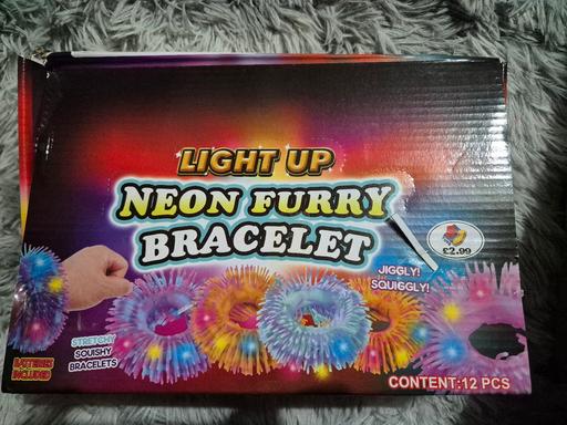 Buy & Sell Crumpsall Manchester - Photos for new Light Up Neon Furry Bracelets 50p EACH