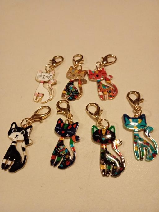 Buy & Sell Horncastle East Lindsey - Photos for joblot pack of 7 cat design key clips